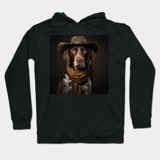 Cowboy Dog - German Shorthaired Pointer Hoodie